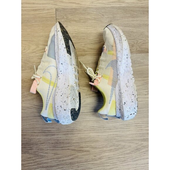 Nike Crater Impact Womens Size 8.5 Yellow Volt Athletic Running Shoes Sneakers - Picture 4 of 6